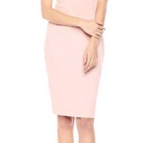 Eliza J Off The Shoulder Sequin Foldover Sheath Blush Pink Size 4 - Picture 2 of 4